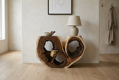 Heartwood Monolith styled in a modern entryway